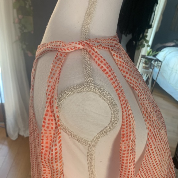 Banana Republic Sleeveless Dress Size XL Like New Silky Lined Halter Max… - Picture 8 of 14